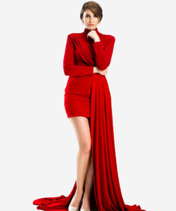 Scarlett red long dress