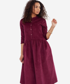 Meena dress maroon